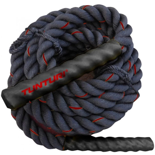 VERGEBEN Tunturi Battle Rope 12 m Cross Training Seil Schwarz