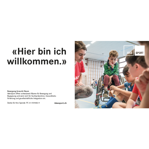 Füllerinserate Stiftung IdéeSport