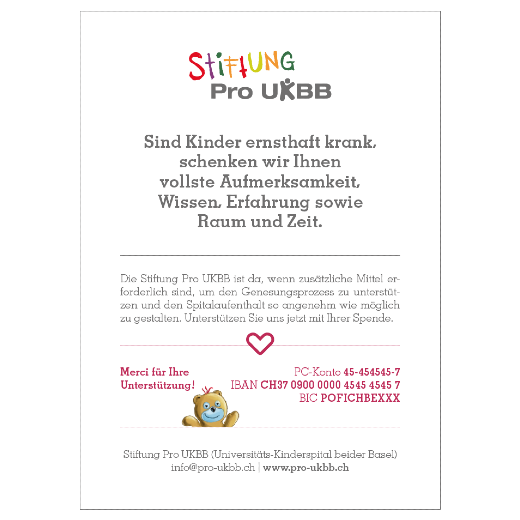 Füllerinserate Stiftung Pro UKBB